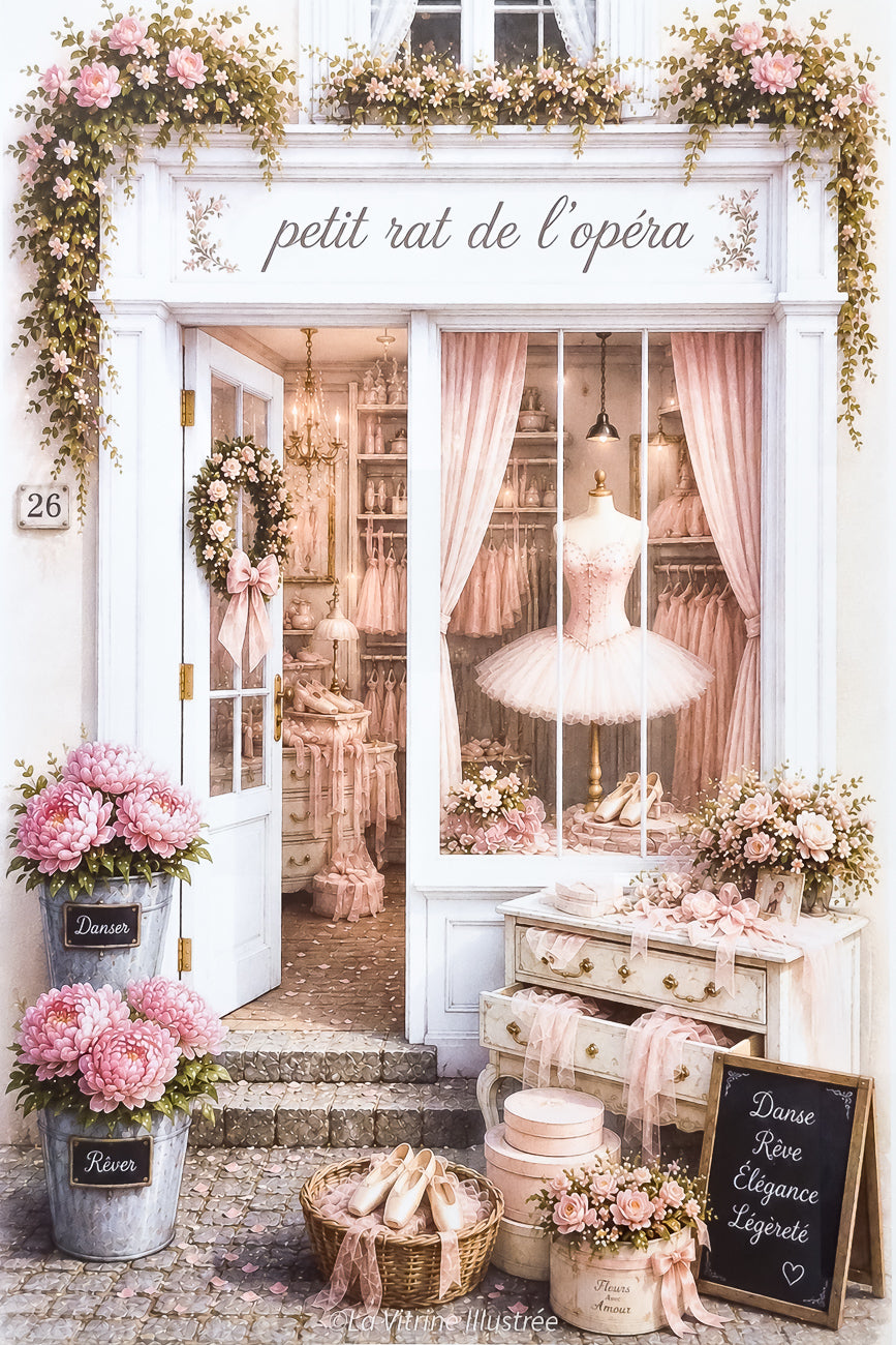 Affiche Petit rat de l'opéra - Format A4