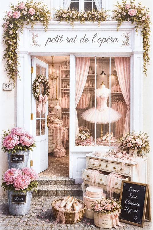 Affiche Petit rat de l'opéra - Format A4
