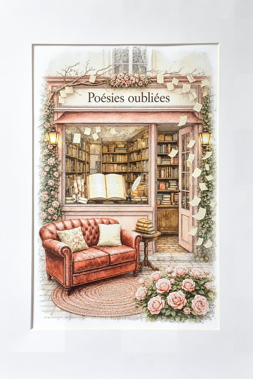 Affiche Les Poésies oubliées - Format A4