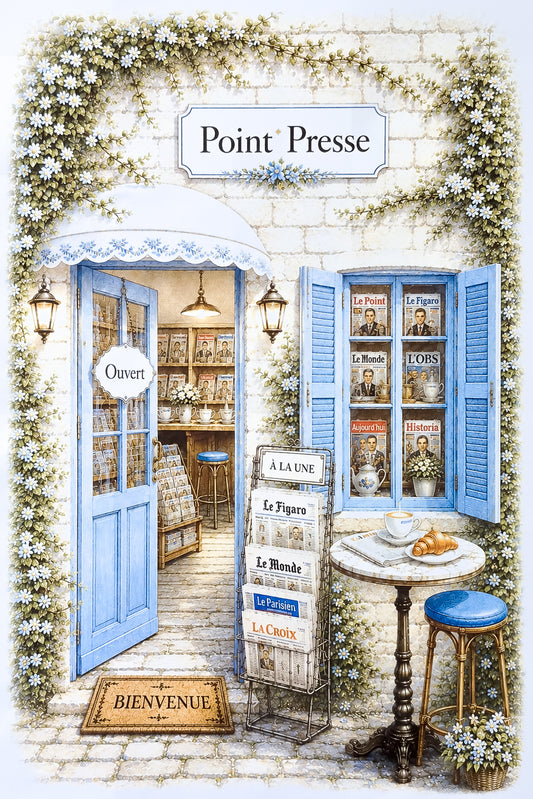 Affiche Point Presse (mini-vitrine) - Format A4