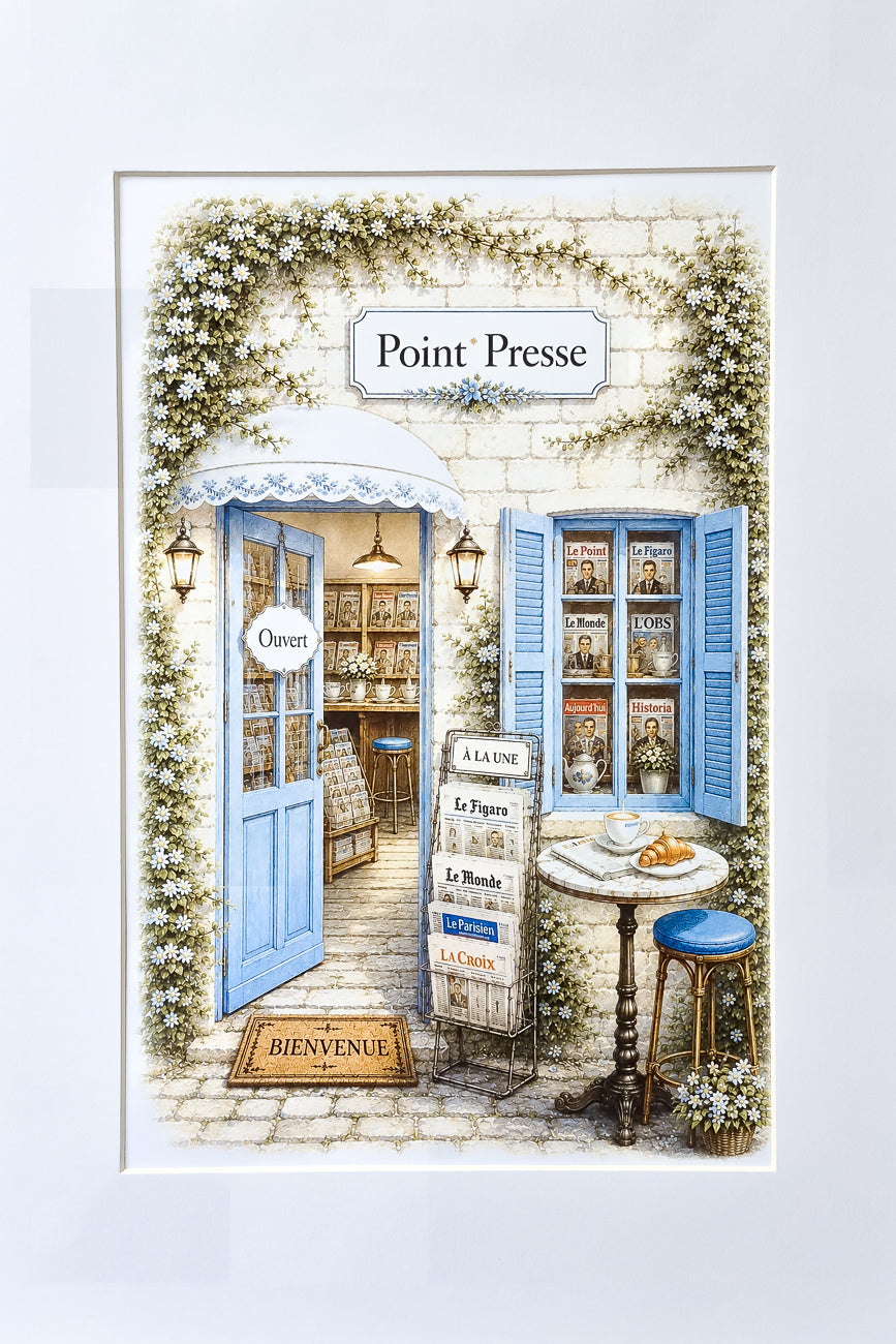 Affiche Point Presse (mini-vitrine) - Format A4