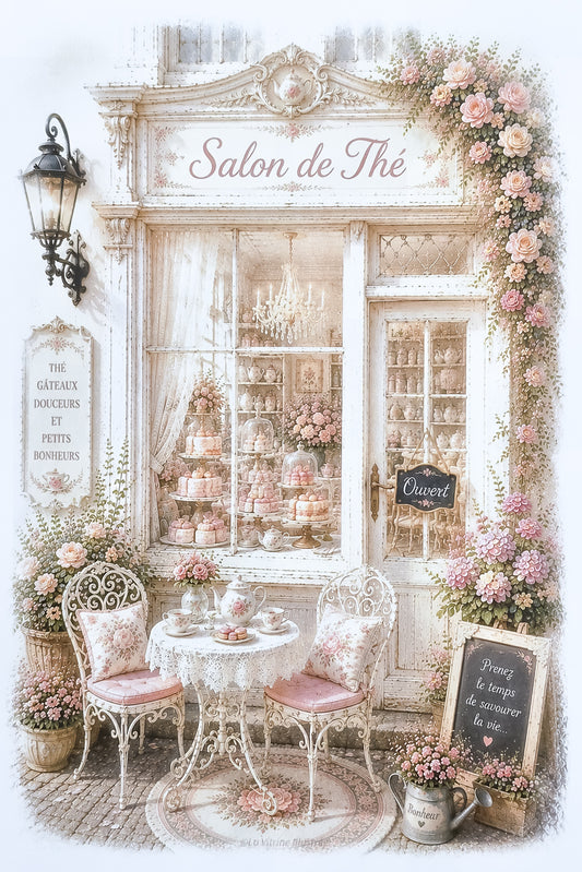 Affiche Salon de Thé 2 - Format A4