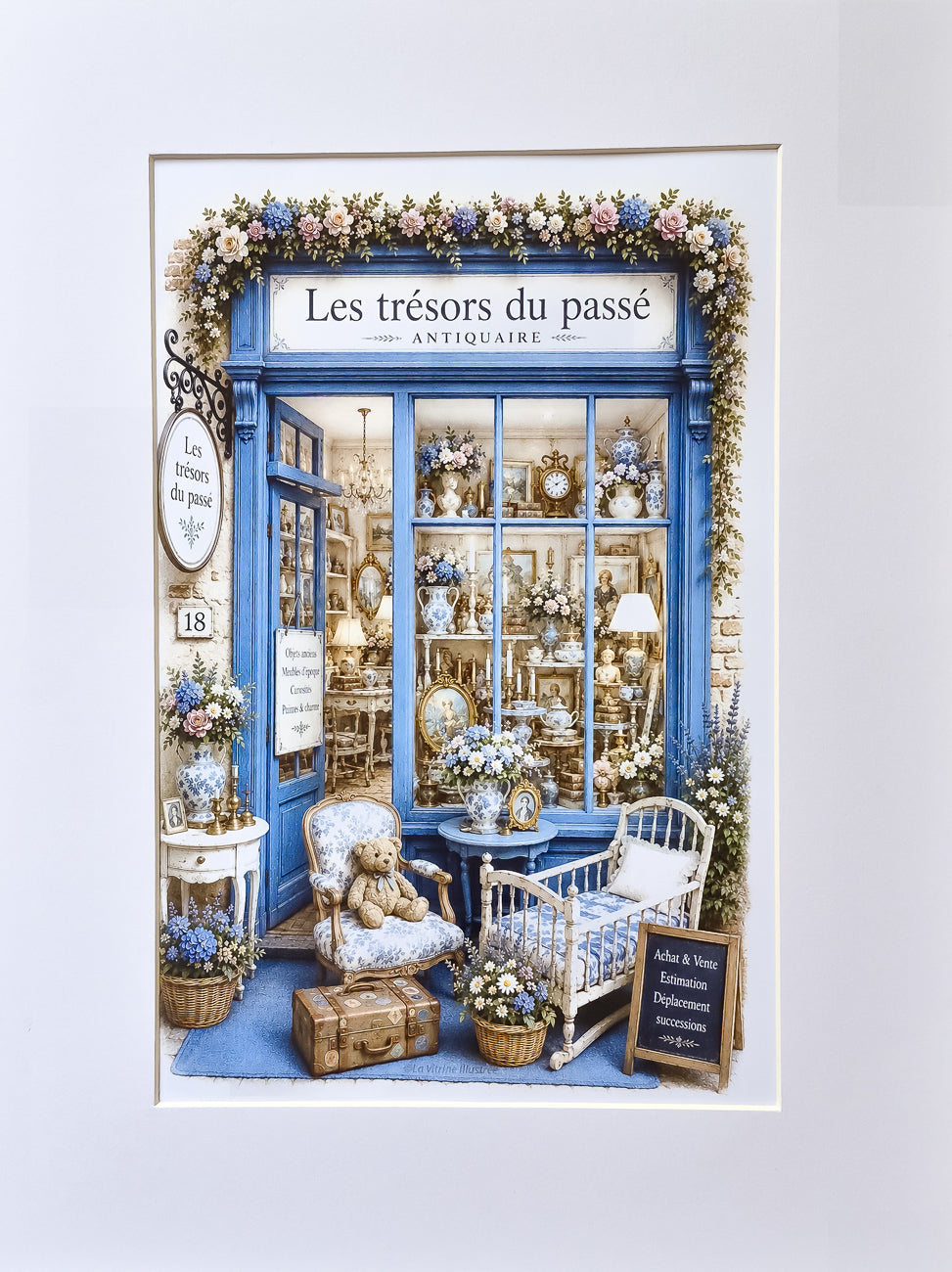 Affiche Les Trésors du Passé - Format A4